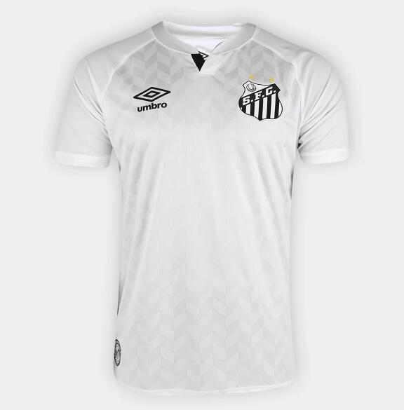 Santos FC Grey Football Kit Third Soccer Jersey 2020/21